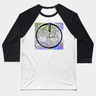 ART DECO GEOMETRIC PENDANT DESIGN , GOLD , SCI FI SPACE, FUTURISTIC Baseball T-Shirt